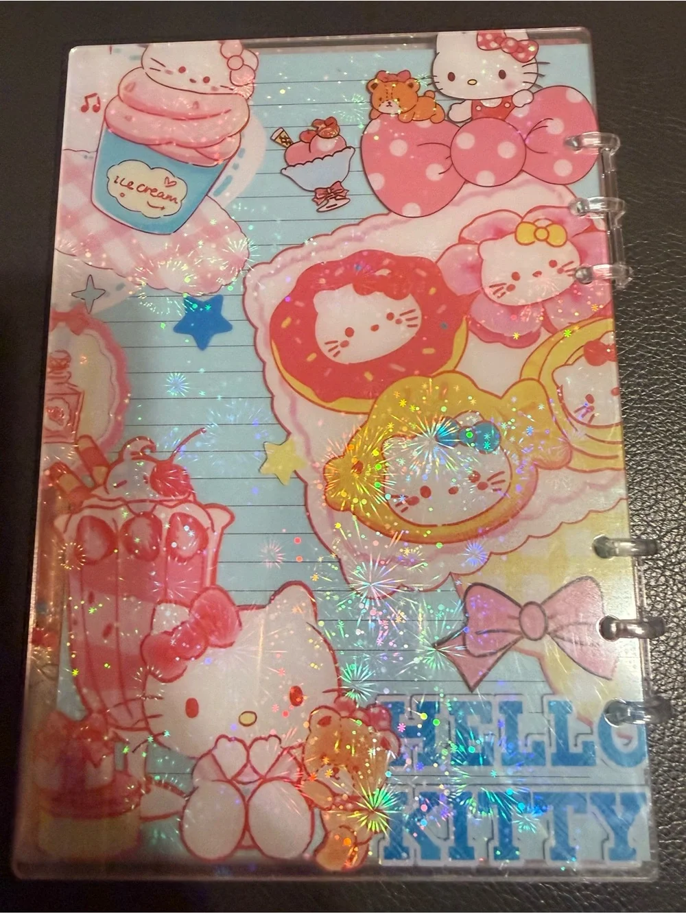 Hello Kitty Pink Ice Cream & Watermelon Notebook
